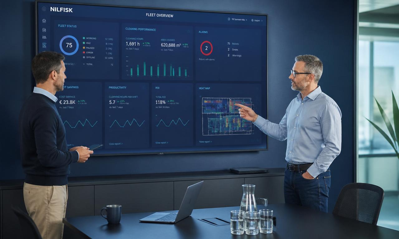 Facility Manager analysieren Roboter-Flottendaten