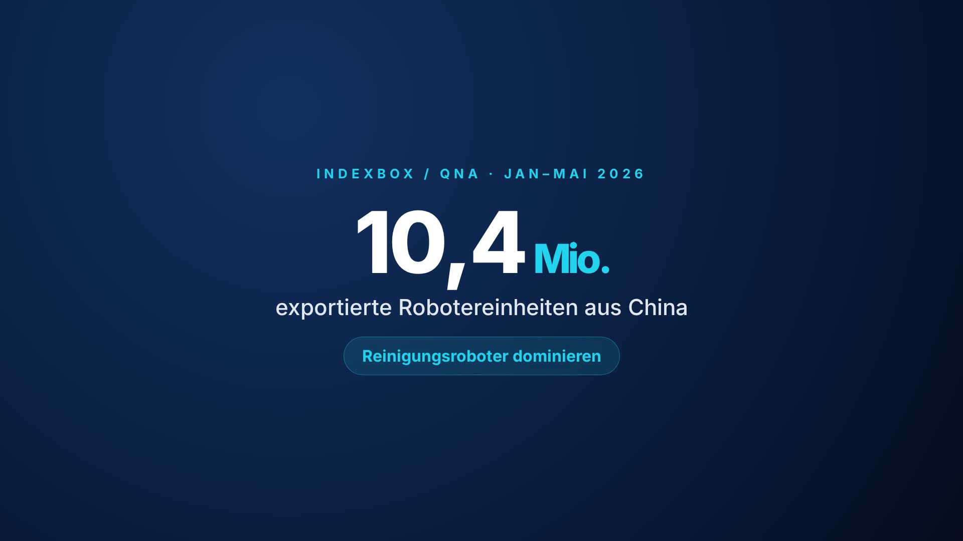Erklärvideo: Chinas Robotik-Exporte und die Dominanz der Reinigungsroboter 2026